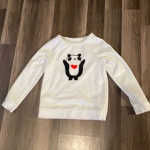 Girls panda sweatshirt